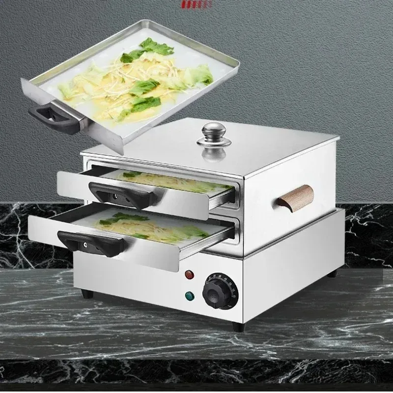 Rice roll machine small household electric breakfast rice roll steamer steamer 304 stainless steel drawer type rice roll