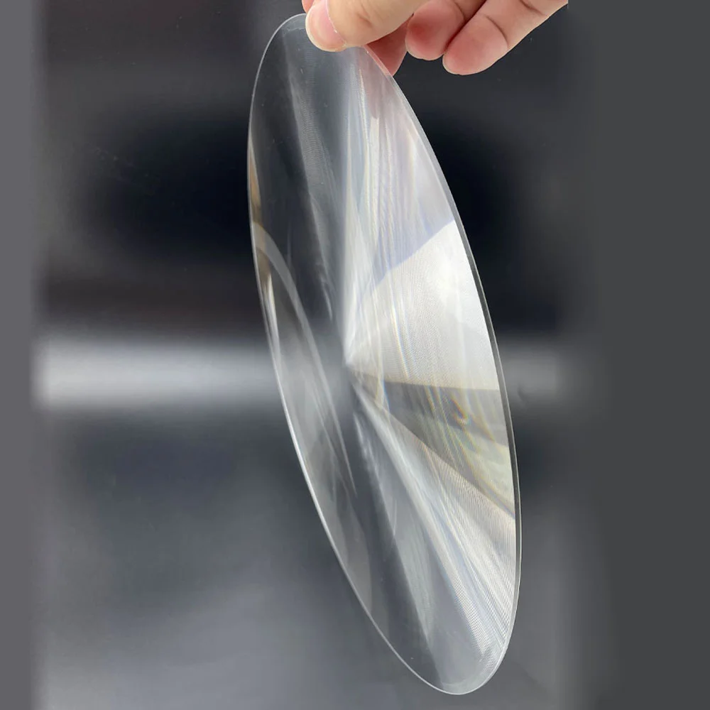 200mm PMMA Solar Focus Fresnel Lens Spotlight Solar Condensing Magnifier Focal Length 70/80/100/120/140/160/200/220mm