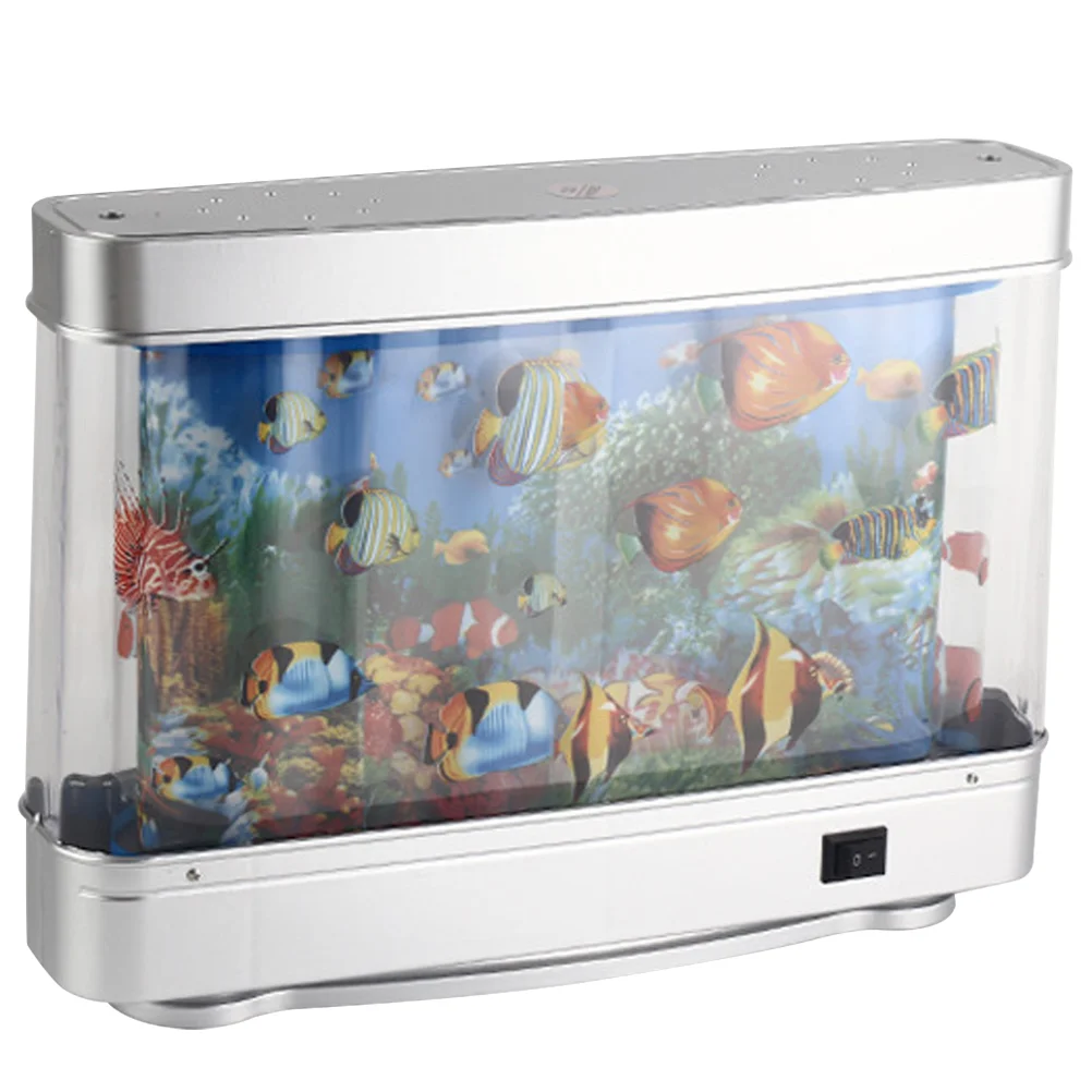 

Simulated Fish Aquarium Lamp Fake Artificial Tank Light Night Ocean Decorations Home