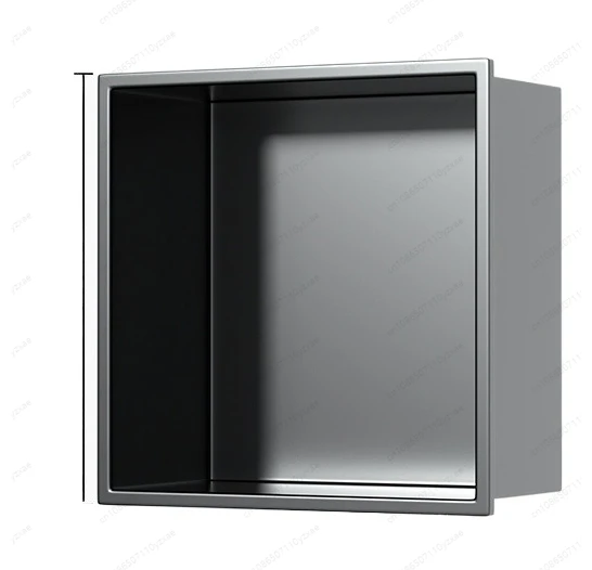 

Многоуровневая встраиваемая настенная полка - готовая ниша из нержавеющей стали 304 для ванной, кухни и стены под телевизор, простая встроенная установка