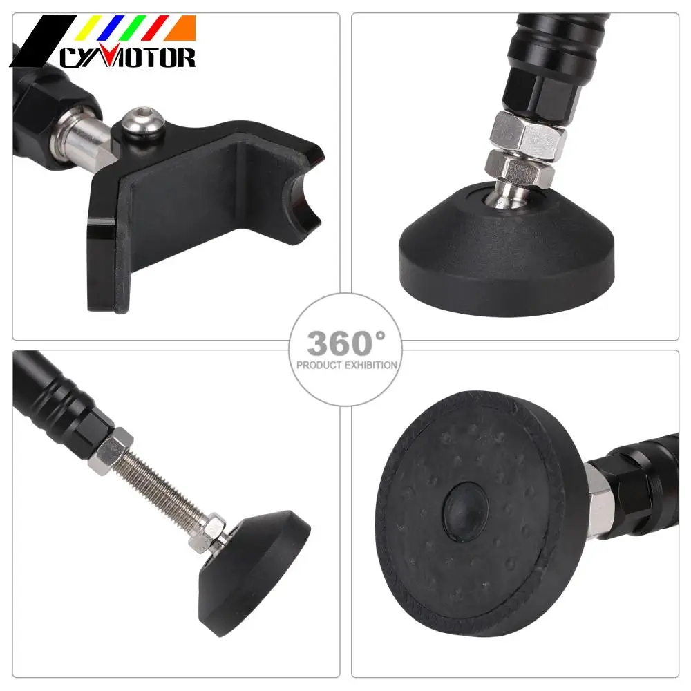 Motorcycle Support Wheel Stand Frame Balancer Lift Brake Lock Hook For KTM Honda Yamaha Kawasaki Suzuki Street Bike Universal