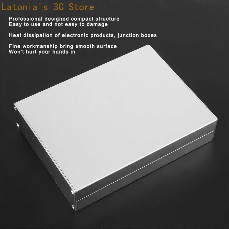 Elektronische Projektbox, abgeschirmtes Instrumentenkühlgehäuse, Aluminium-Instrumentengehäuse für Wärmemanagement und Kühlung – Detail 7