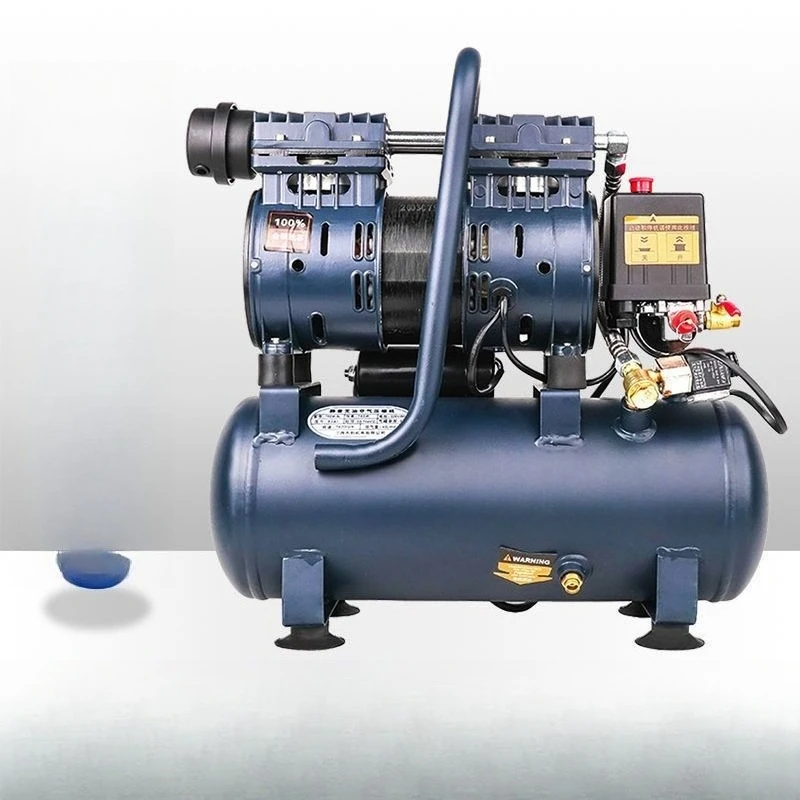 

Press 220v small industrial grade, oil-free silent portable woodworking high pressure pump compressor