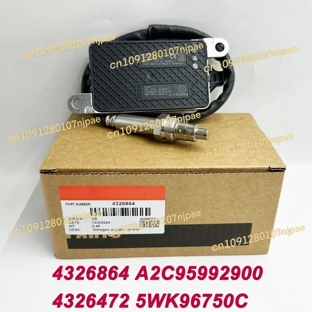 Avec OEM 4326864 c-ummins box 4326472 5WK96750C A2C95992900, fabriqué aux états-unis pour sonde NGK capteur Nox d'oxyde d'azote pour Cummins 24V