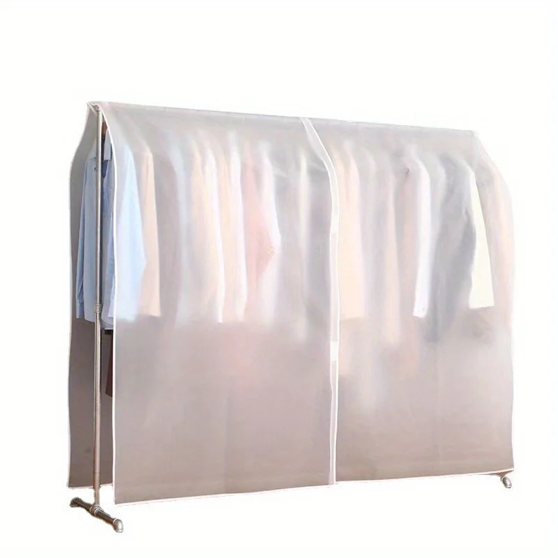 Large PVC Clothing Dust Cover - Suspended Dust Protective Cover for Wardrobe Storage