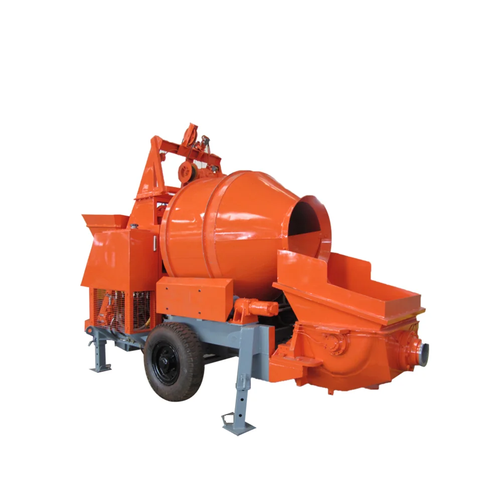 Top Sales Factory Diesel Driven Concrete Mixer With Concrete Pump 2026Hot Sale