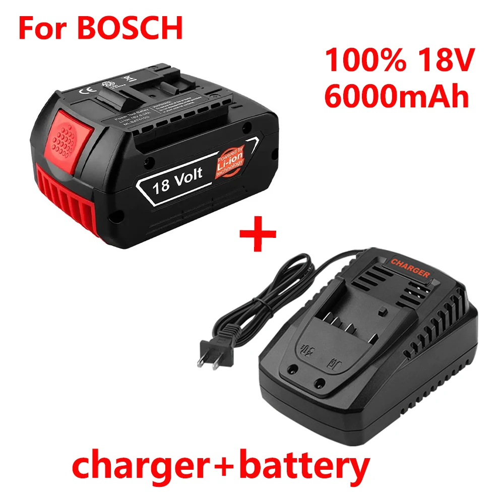 

Origina 3Ah/4Ah/5Ah/6Ah For BOSCH 18V batteries 18650 High Output Rechargeable Lithium Li-ion Battery GSR GSB Bat609 Bat618