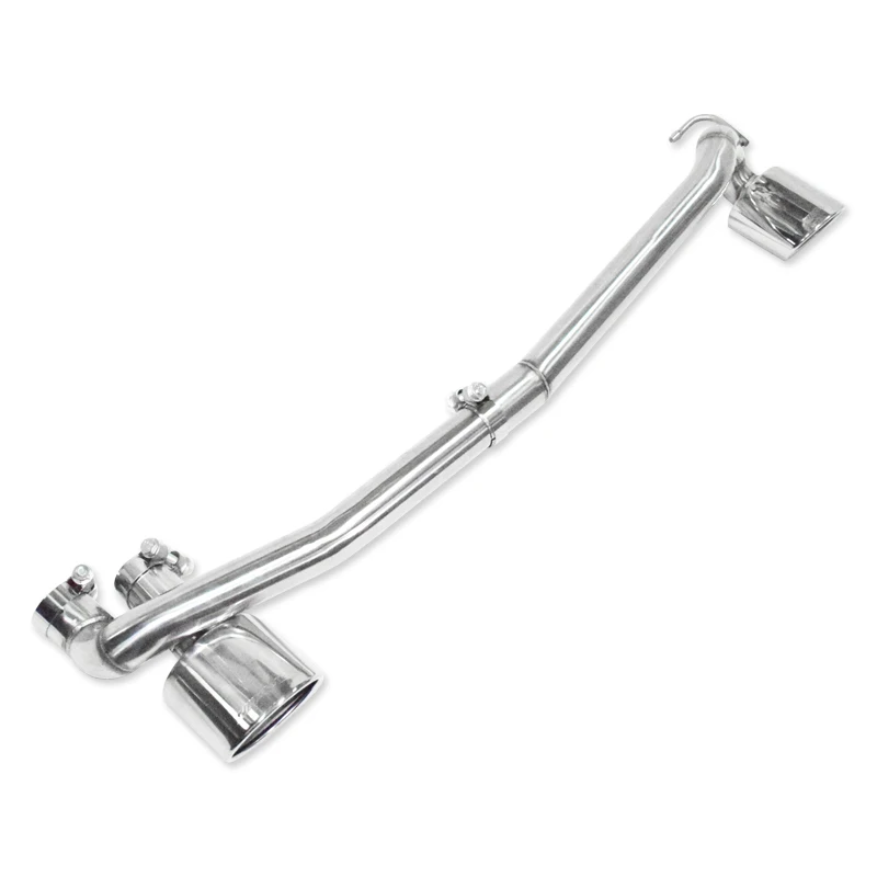 Doppelte Auspuffspitze für Benz W204 C200 C300 C180 C260 UP C63 Look Edelstahl Schalldämpferspitze Endrohrdüse