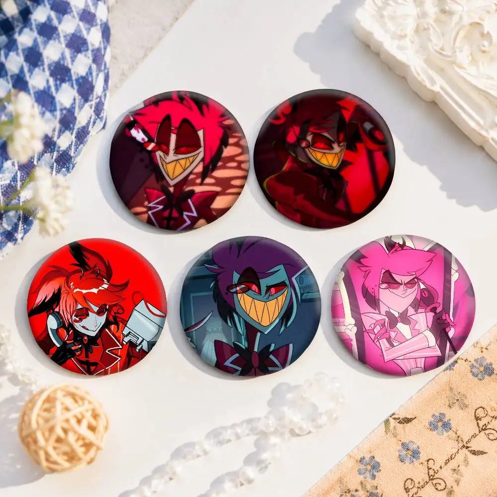 A-A-Alastor-R Cosplay COSTUME Badge Pin Tinplate Brooch Prop Xmas Gift Birthday Gift