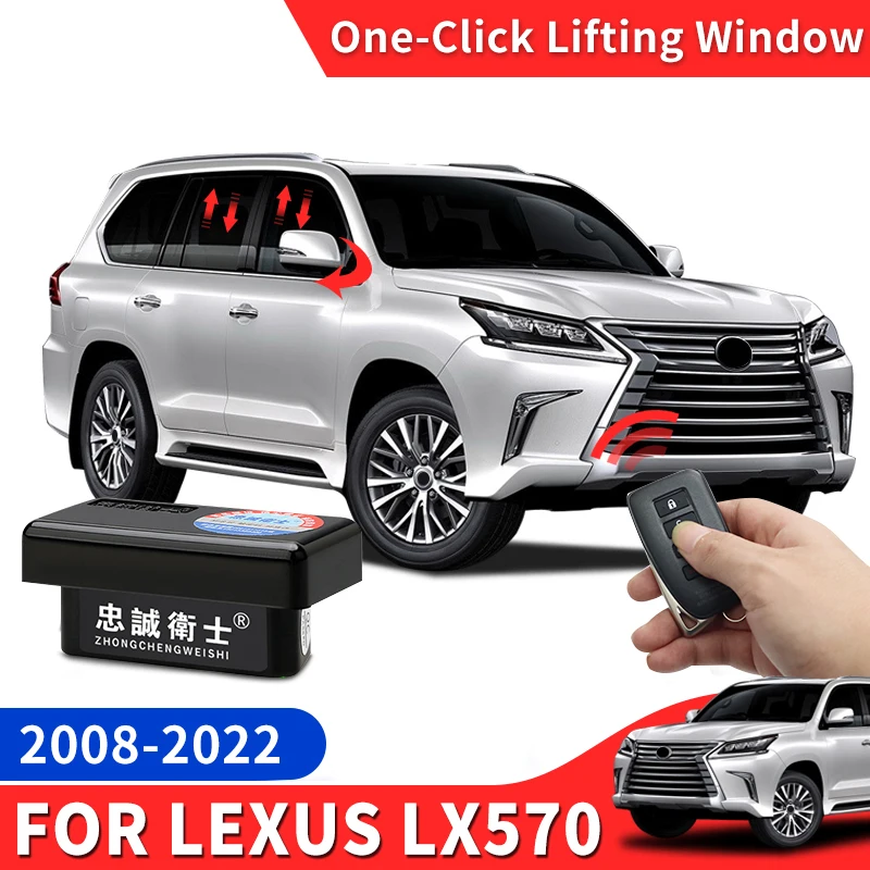 Moduł podnoszenia okna OBD dla Lexus LX 570 LX570 2008-2022 2021 blokada okno samochodu automatyczne zamykanie + lustro składane akcesoria