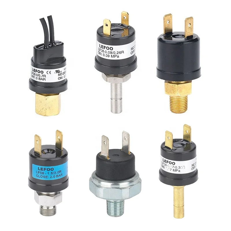 LEFOO LF08 High Low Small Size Multi Purpose Mechanical Pressure Control Switch for HVAC