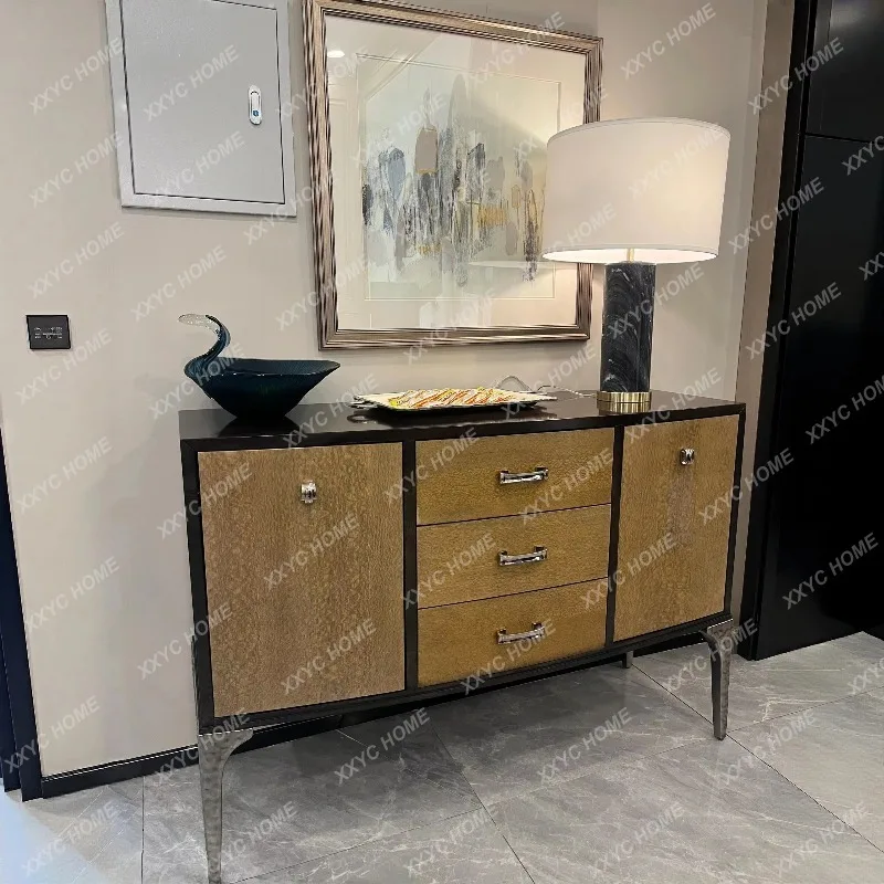 

SLentrance cabinet Modern new Chinese-style light luxury dining side cabinet Entry door entrance cabinet