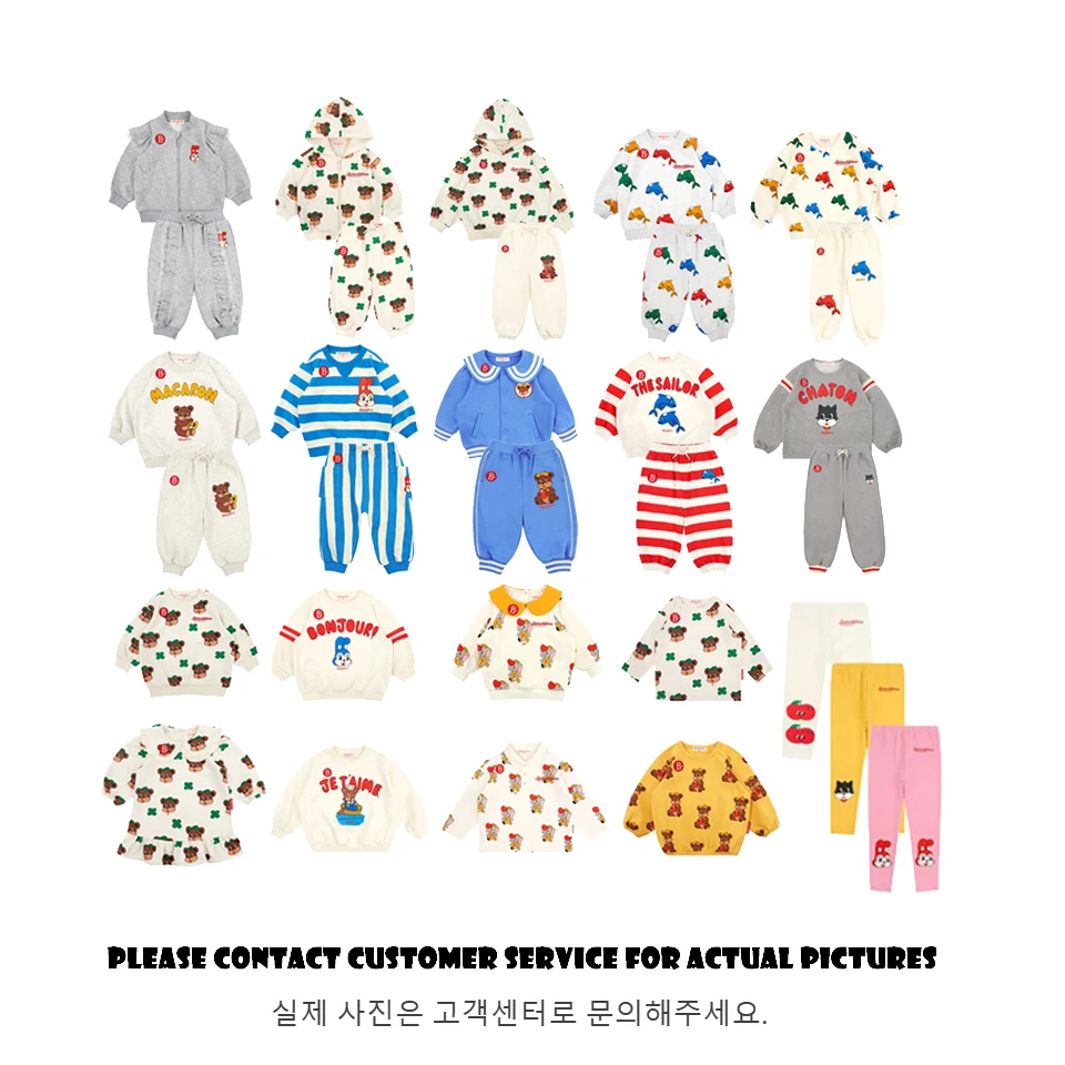 2024 New Bebe Children Clothes Set Baby Boys Cartoon Set Girls Hoodies Kids Clothing Child Casual Sweatshirt Baby Cute Clothes