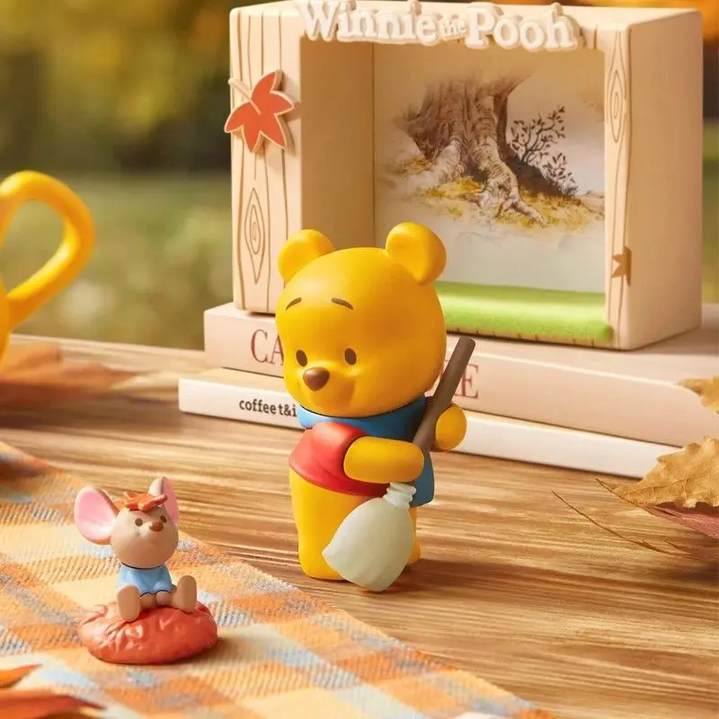MINISO ウィニー・ザ・プー 秋の外出シリーズ ブラインドボックス デスクトップオーナメント トレンディなおもちゃ ギフト