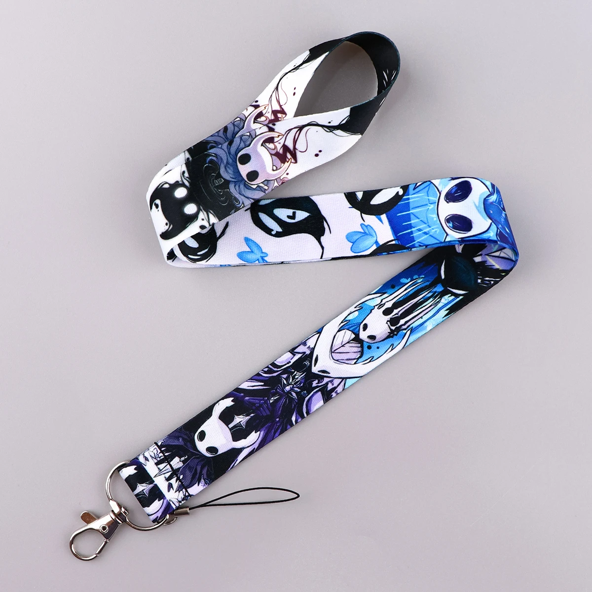 Hollow Knight Anime Game soporte para credentistas, cordones para llaves, correa para el cuello, insignia de tarjeta, llavero de gimnasio, accesorios