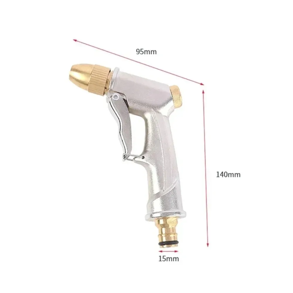 High Pressure Water Spray Gun Metal Brass Nozzle Garden Hose Pipe Lawn Car Wash Sprayer Sprinkler Car Wash Tool Water Guns202620