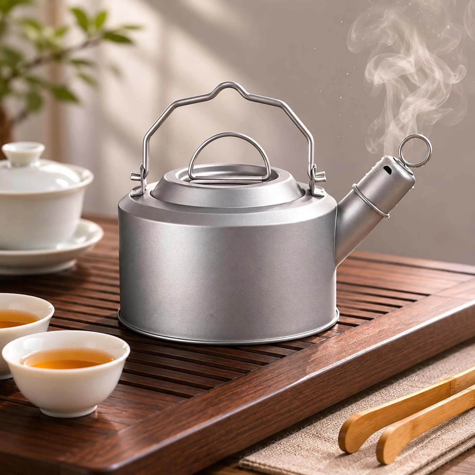 Titanium Whistling Kettle Whistle Loop Whistling Tea Kettle Cookware Sturdy Kitchenware Rust-Resistant