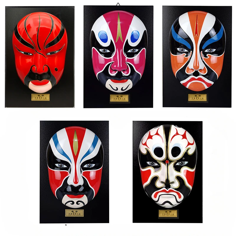 Opera Facial Mask Decoration Peking Opera Pendant Hot Pot Restaurant Restaurant Restaurant Chinese Characteristic Gift