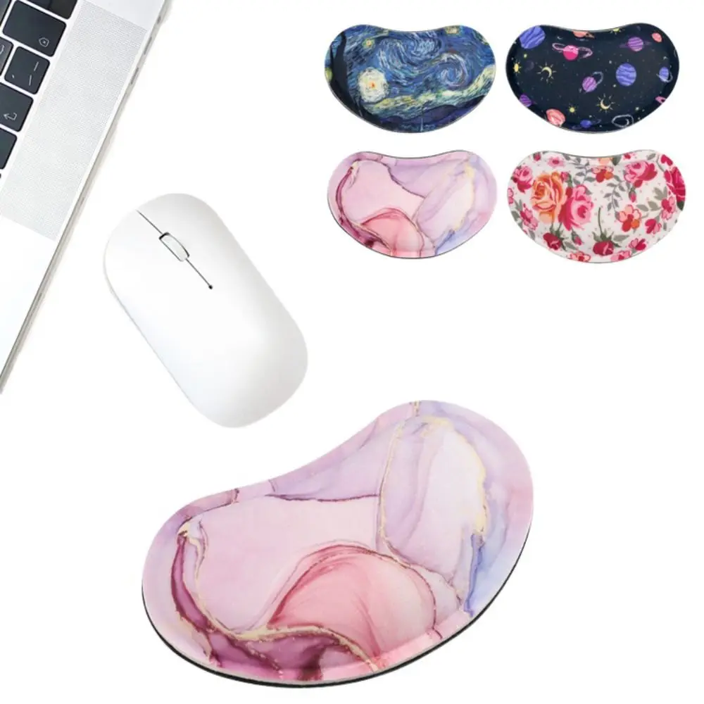 Creative Office Accessories Wrist Rest Rubber Ergonomic Hand Rest Mouse Pad Soft Non Slip Hand Support Mouse Mat Universal