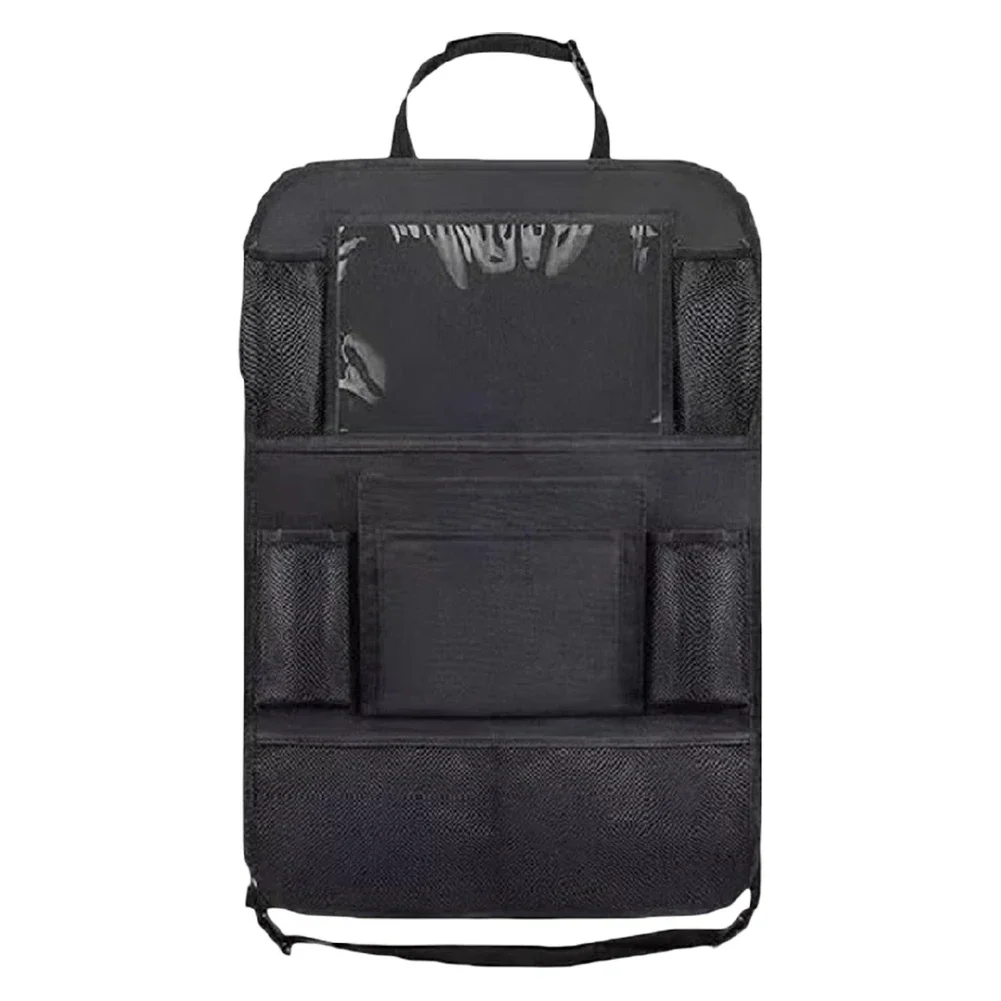 Car Seat Organizer Multifunctional Oxford Fabric Car Back Multi Pocket Storage Bag with Tablet Holder Protector for Kids