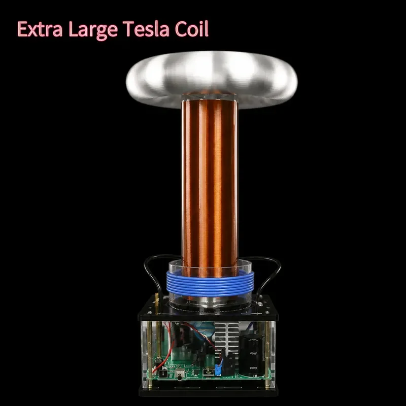 High Power Solid State Tesla Coil 30cm Arc Generator Large Artificial Lightning Light Arc Extinguishing DIY Kit