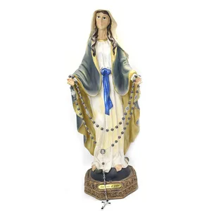 Qigo القديس بنديكت أسود الهيماتيت المسبحة الكاثوليكية الصليب قلادة زخرفة دينية صلاة المجوهرات أعلى 6 مسبح كاثوليكية مبيعا - رقم 4