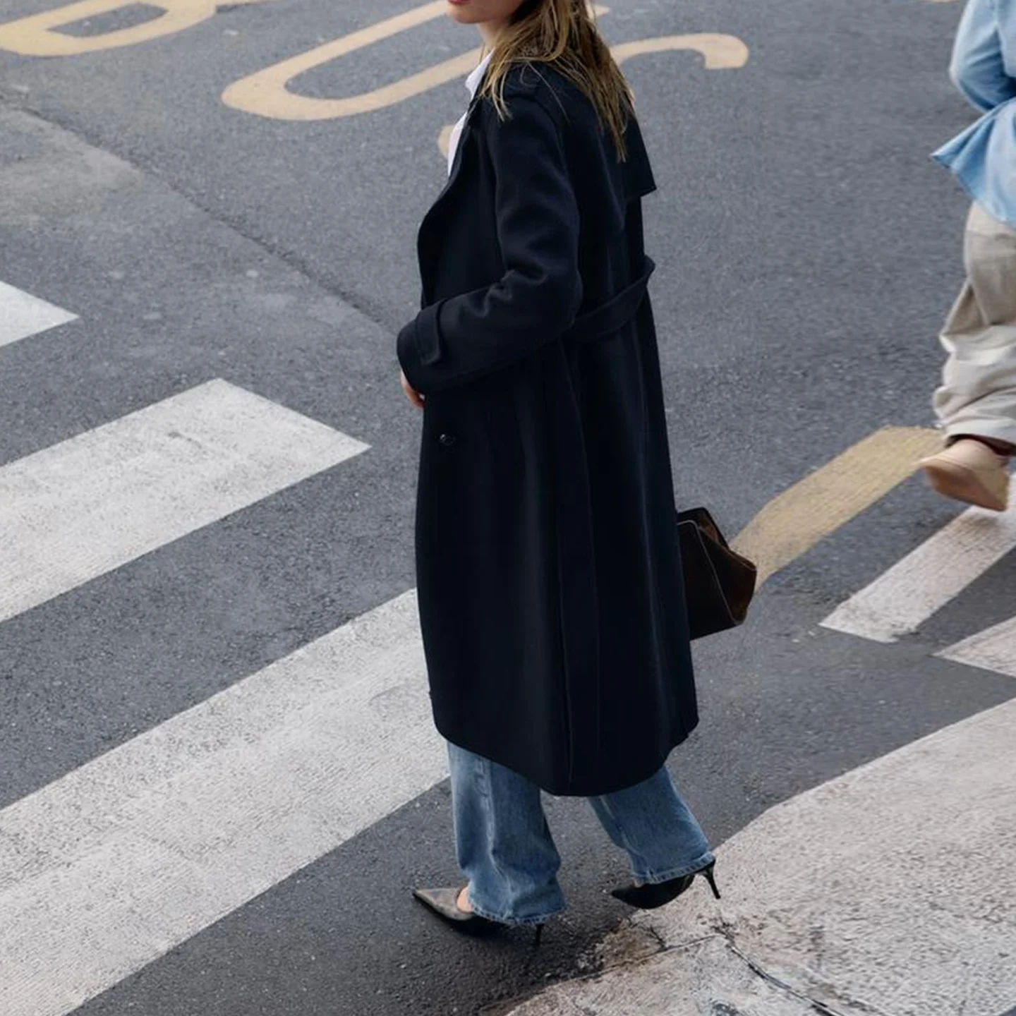 

Ele Faionable Women's Coat with Belt Z 2025 New Arrival Personali Outerwear from China Autumn Season Wool Blend