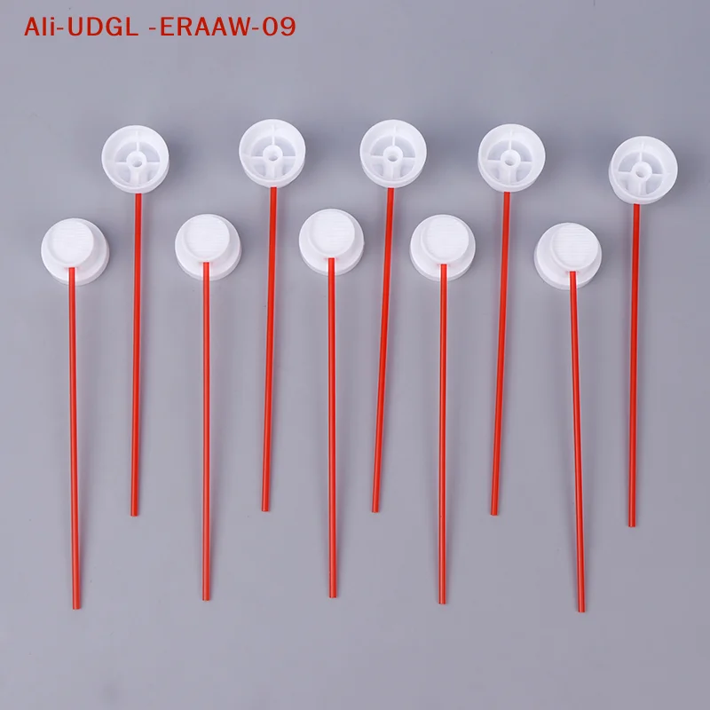 Pack of 10, Fit Female Cans, Spray-Paint Caps, Needle-Cap Spray-Paint Nozzles, Red Thin-Tube Tips