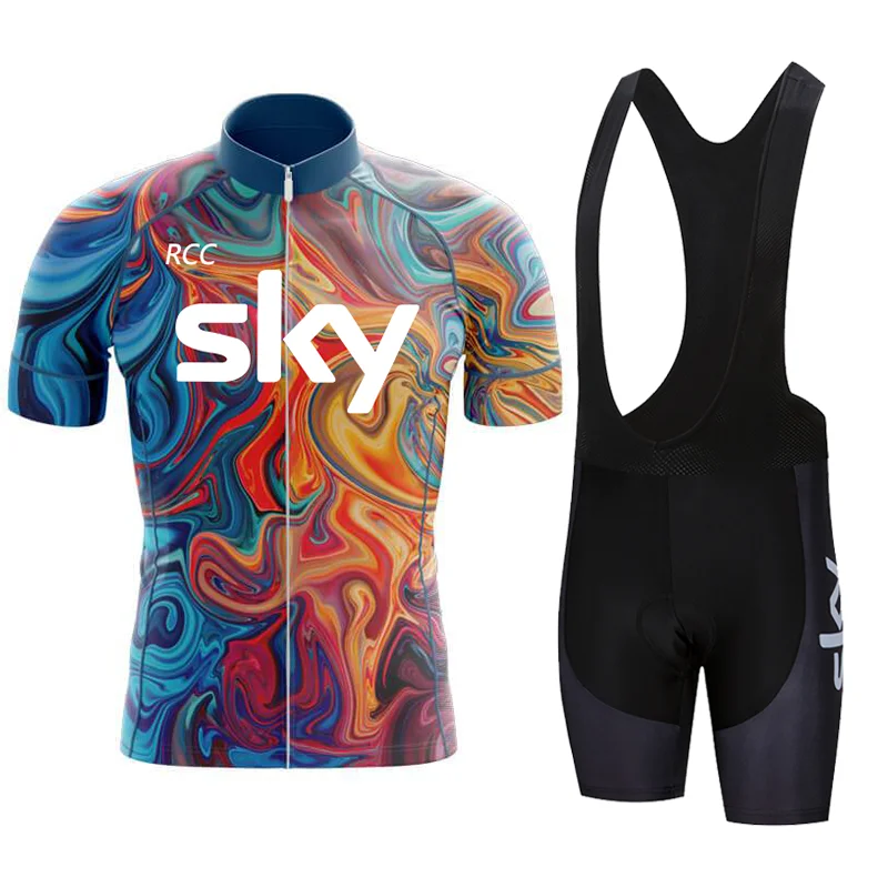 

Cycling jersey 2025 Sets Men Cycling Clothing Summer Short Sleeve MTB Bike Suit Road Racing Bicycle Breathable Riding Clothes