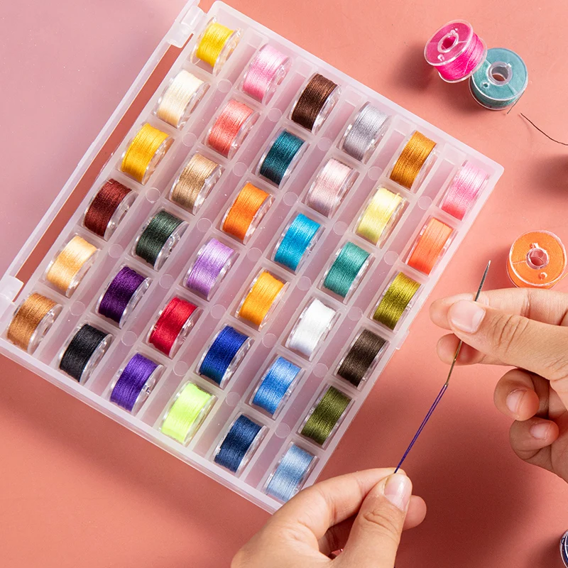 25pcs/Set Polyester Sewing Thread 55M/Spool Home Sewing Kit for Hand and Machine Thread to Sew Hand Embroidery SuppliesTJ21251