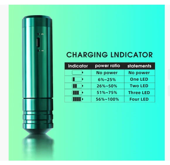 

Wireless Tattoo Pen Human Art Pen Machine 4mm Stroke Length Unlimited Professional Electric Tattoo Machine