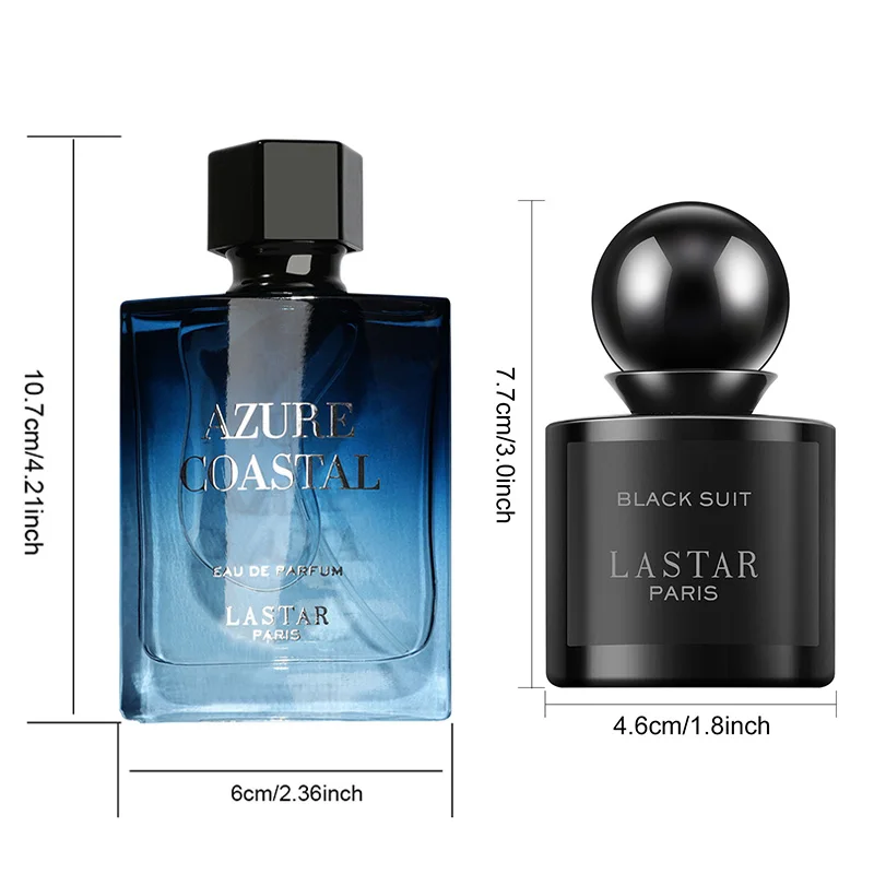 مجموعة عطور لاستار للرجال، 80 مل/2.71 أونصة أونصة، ليمون وأرز، عطر يدوم طويلاً. هدايا عيد الميلاد/العام الجديد. جو المواعدة.