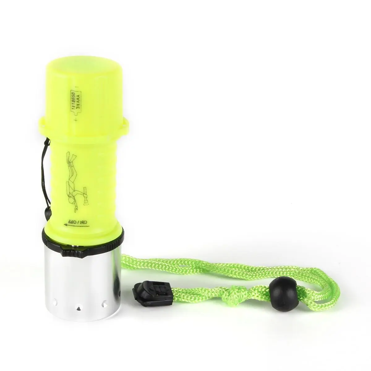 Diving  T6 1200LM 3 Mode Yellow Light Warm Light T6 LED Waterproof Underwater LED Flashlight Lamp Torch