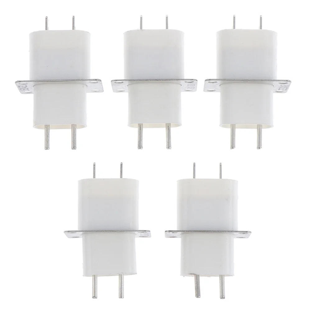For Microwave Repair Magnetron Socket Pins Oven Capacitor Assembly Magnetron Socket Pins White Abs And Metal Build