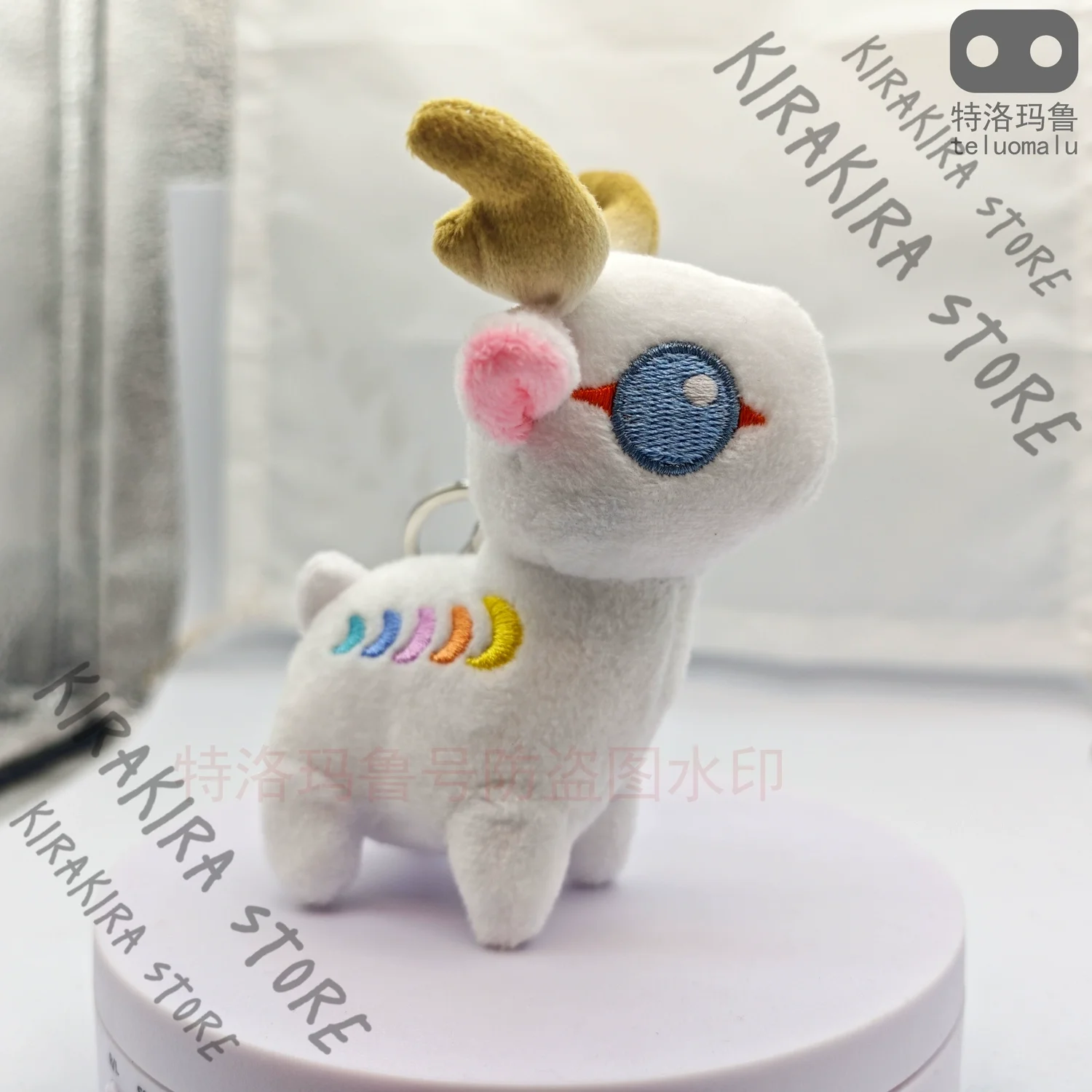 

Arknights NueveDeer Cotton Puppet Pendants 11.3cm Keychain Widget Maumet Mascot Cute Hanging Drop Adorable Keyring Kawaii