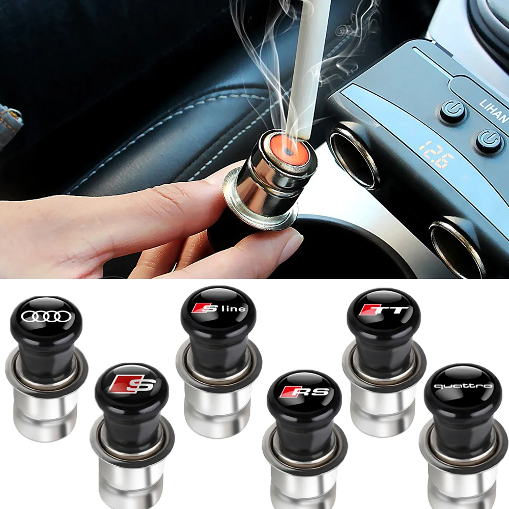 

Car Cigarette Lighter Power Plug for Audi SLINE RS quattro S TT Q2 Q3 Q5 Q7 S6 RS3 RS5 RS6 A1 A2 A3 A4L A5 A6 A7 A8 B5 Sportback