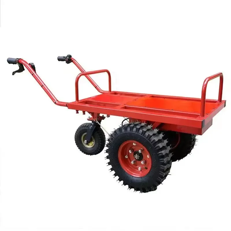 Electric Agricultural Unicycle Trolley for Orchard Transport Climbing Cart Battery Powered Single Wheel Cargo Carrier Heavy