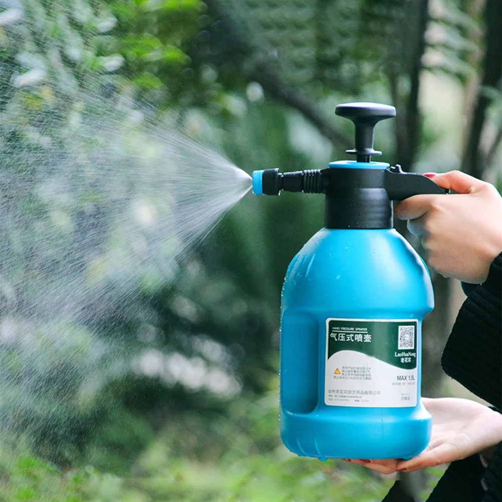 

1Pc Air Sprayer Can Pressure Plant Watering Can Pot Sprayer Watering Can Watering Pot for Plant Gardening (Blue 2L)
