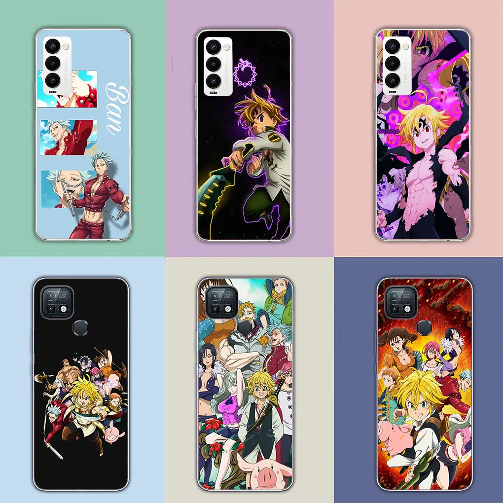 Cartoon Seven Deadly Sins Meliodas Phone Cover Case for Motorola Moto G13 G14 G53 G54 G62 G72 G82 G84 E13 E20 G42 G32 G23 G22