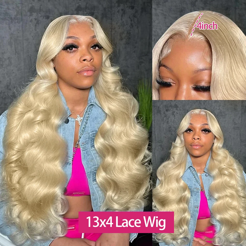 30 40 Inch 613 Blonde 13X6 Hd Transparant Lace Frontale Pruik 13X4 Body Wave Gekleurde Pruiken 360 Kant Menselijk Haar Pruiken Voor Zwarte Vrouwen