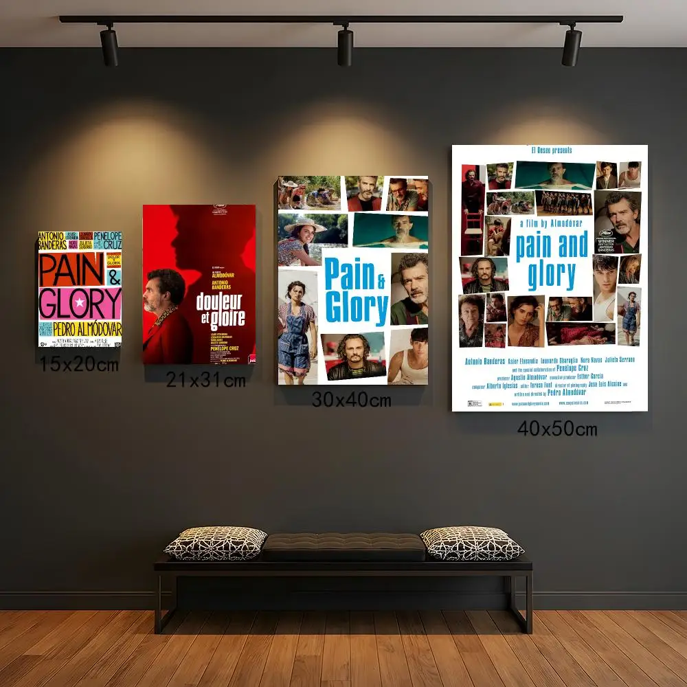 classic movie P-Pain and Glory 2019-Y Poster Peel and Stick Wall Art for Cafe Office Bar and Home Decoration