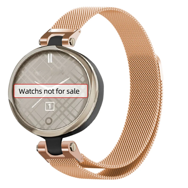 For GARMIN Lily Adapter Leather Strap Stainless Steel Milan Mesh Band Modified Strap Connector Accessories 12mm Metal End links