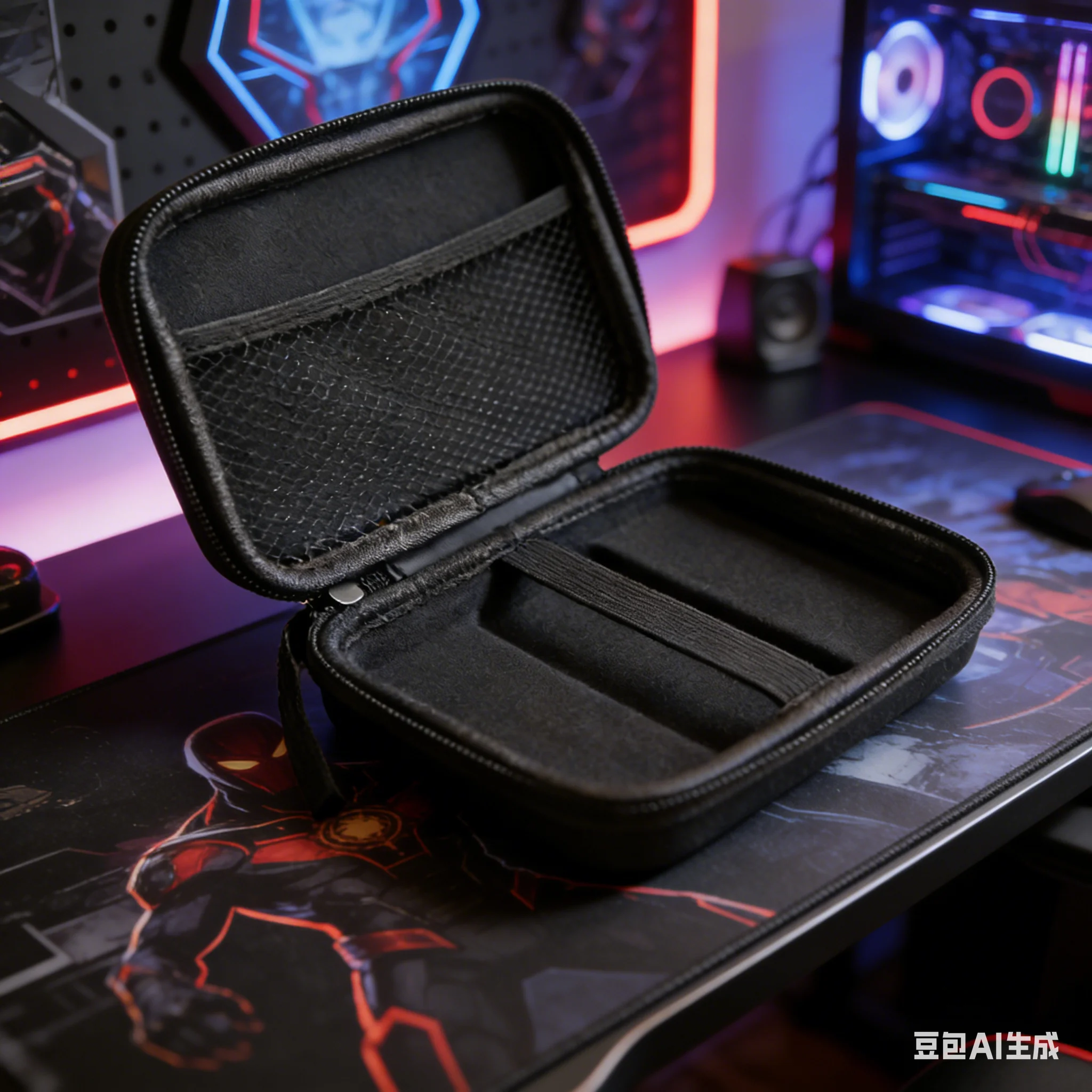 1pc Carrying Case For Anbernic RG477V Handheld Game Console EVA Portable Hard Shell Anti-fall Scratch-resistant Storage Bag