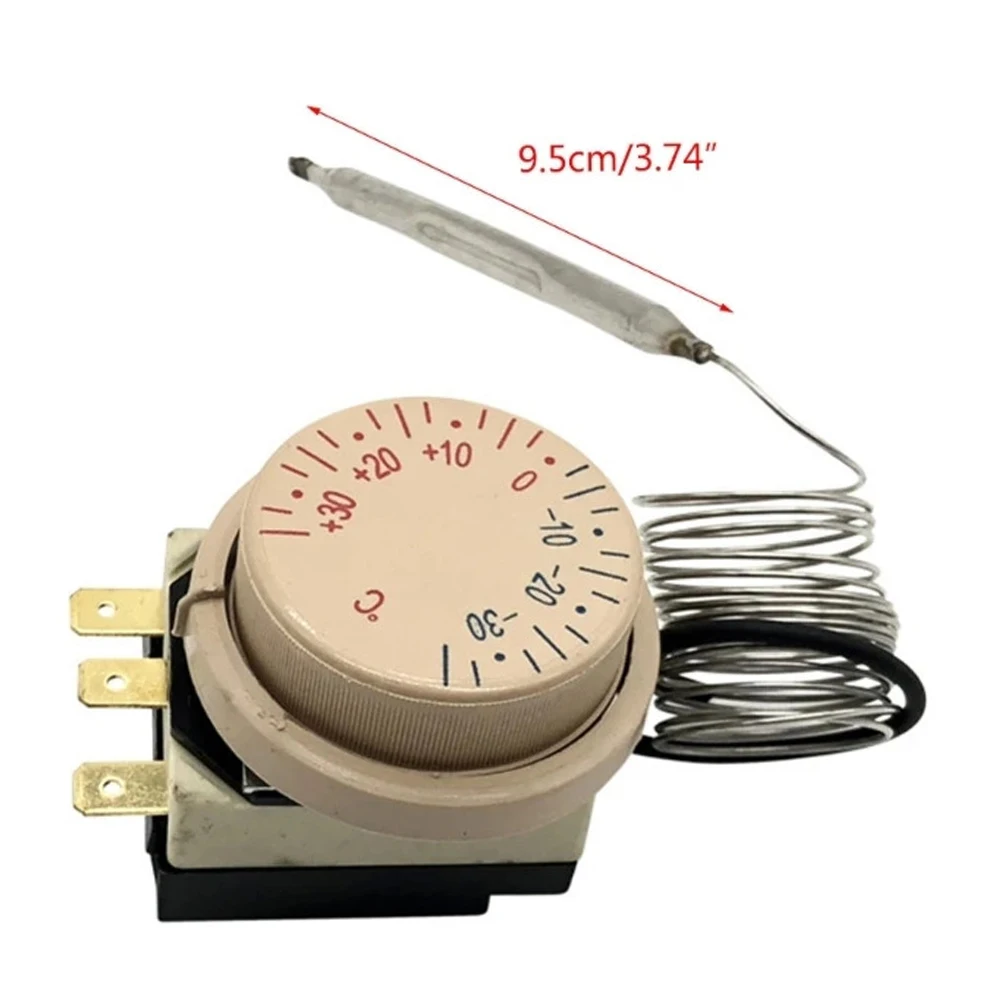 Простая установка, механический поворотный термостат, точное охлаждение, регулирование хранения продуктов для холодильников, механический дизайн