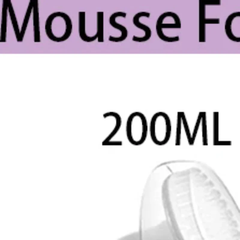

100/150/200 мл пустая бутылка с насосом для пены с силиконовой головкой щетки пресс-типа бутылки с пенной для чистки лица