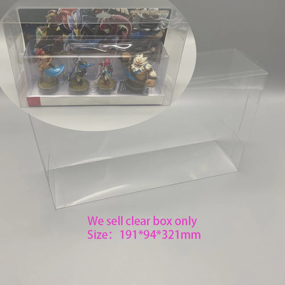 Transparent PET protective cover For ami-ibo The Legend of Zeldar: Breath of the Wild limited version storage display box