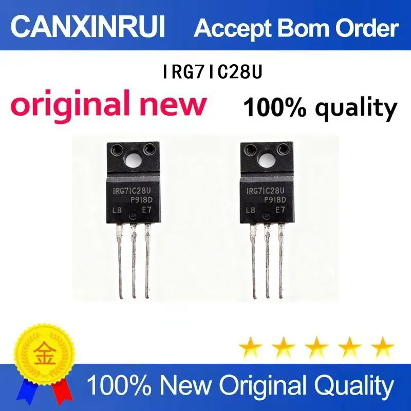 (5-100pieces)Brand new original IRG7IC28U IGBT transistor TO-220F, in-stock chip, starting from one piece