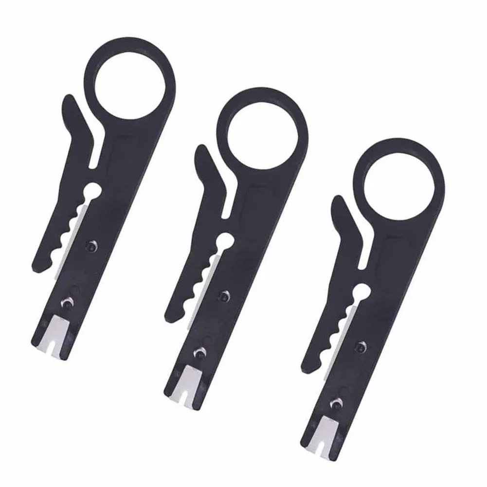 3PCS Mini Crimping Tool Set for Stripping and Cutting UTP STP Data Cables Essential Hand Tool for Cable Installation