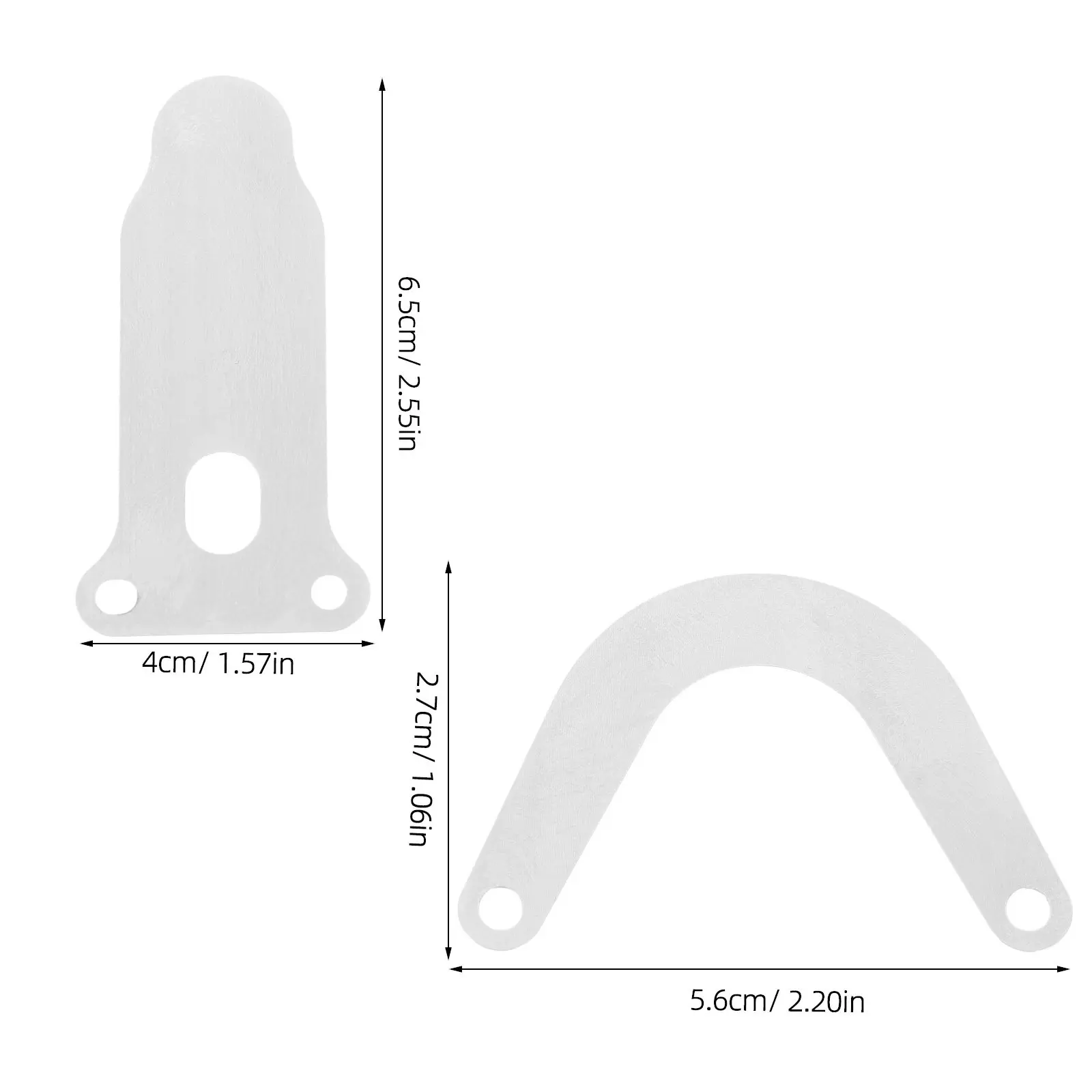 6Pcs High Efficiency Air Compressor Valve Plate Kit Tongue U Shape V Shape Exhaust Valve Plates Low Noise Oil Free Cylinder Head