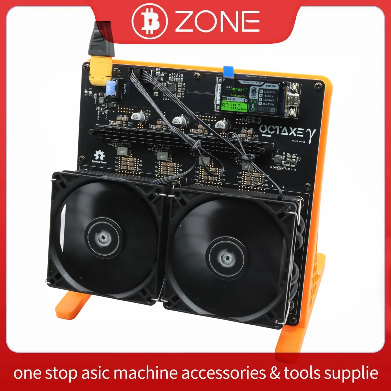 

Новейший NerdOCTAxe 2026 года, 12 TH/s, 200 Вт, 8*BM1370 ASIC-чипов, 2.4G WiFi, крипто-майнер для биткойнов (соло)
